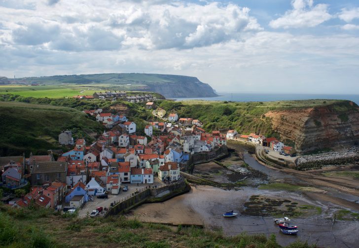 Staithes view from the Cleveland way